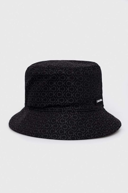 Хлопчатобумажная шапка Calvin Klein, черный фото