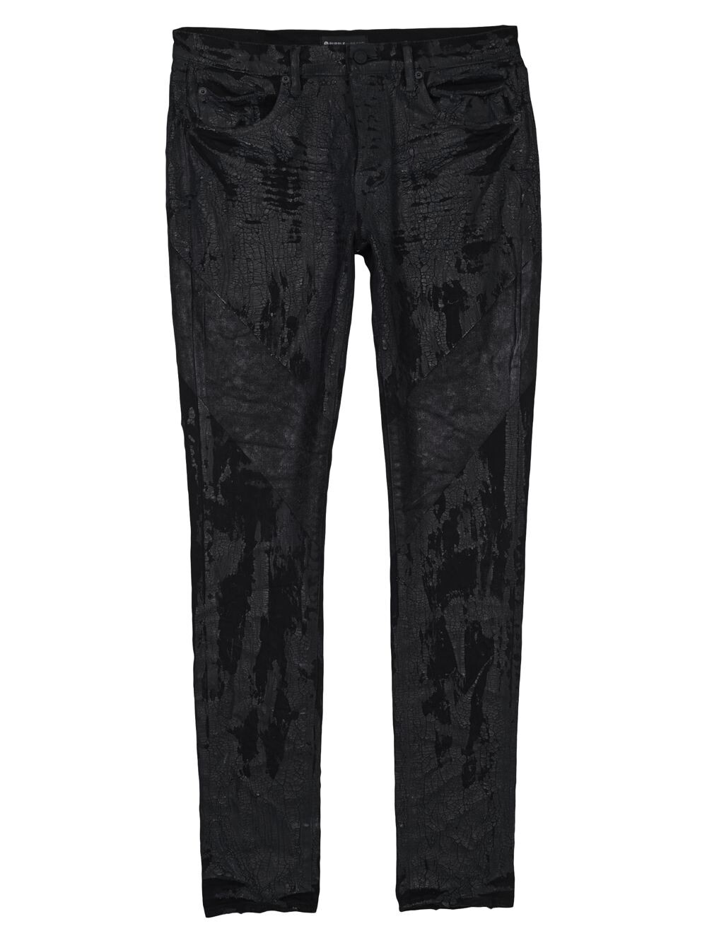 

Джинсы скинни с заниженной талией P001 Crackle Purple Brand, черный