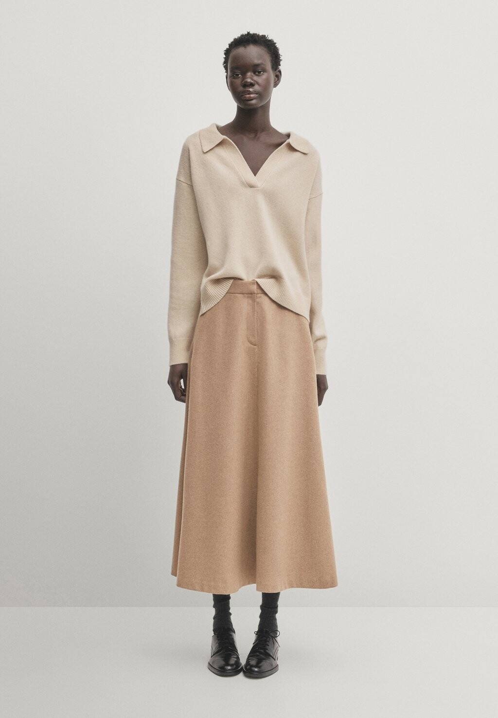 

Свитер Massimo Dutti, верблюжий