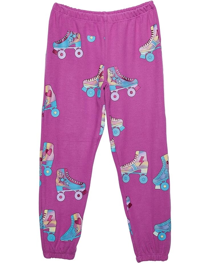 

Брюки Chaser Roller Dreams Recycled Bliss Knit Pants, цвет Grape Jam