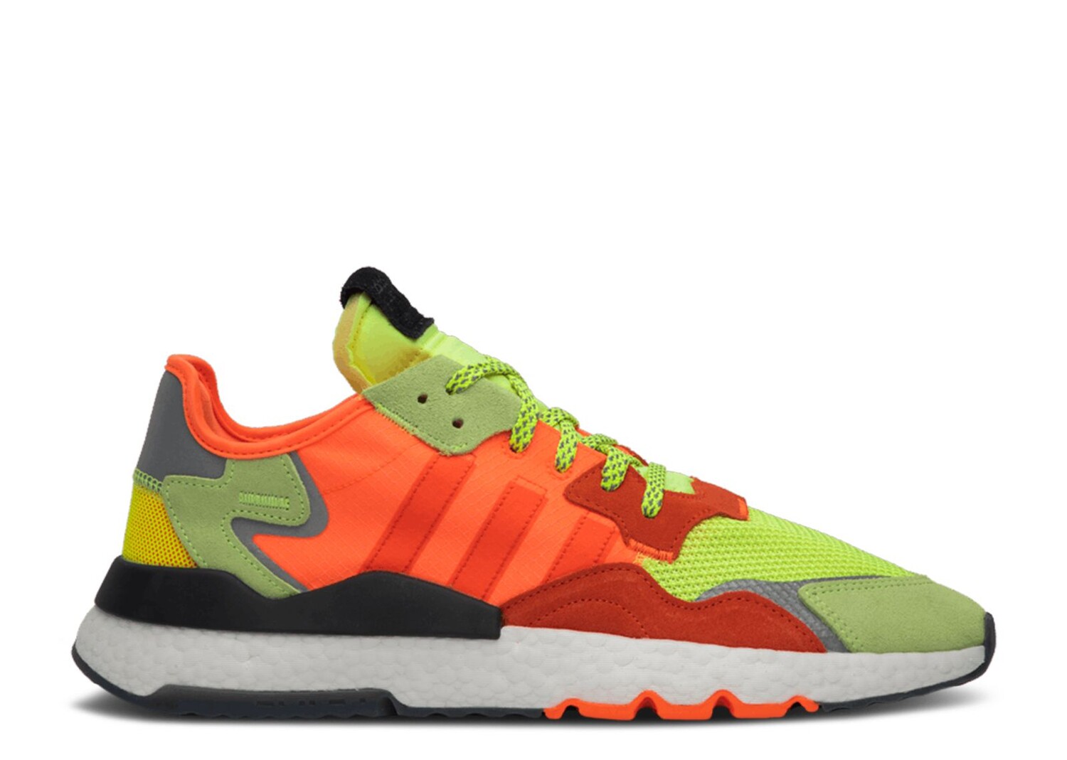 

Кроссовки adidas Size X Nite Jogger 'Road Safety', красный, Красный;зеленый