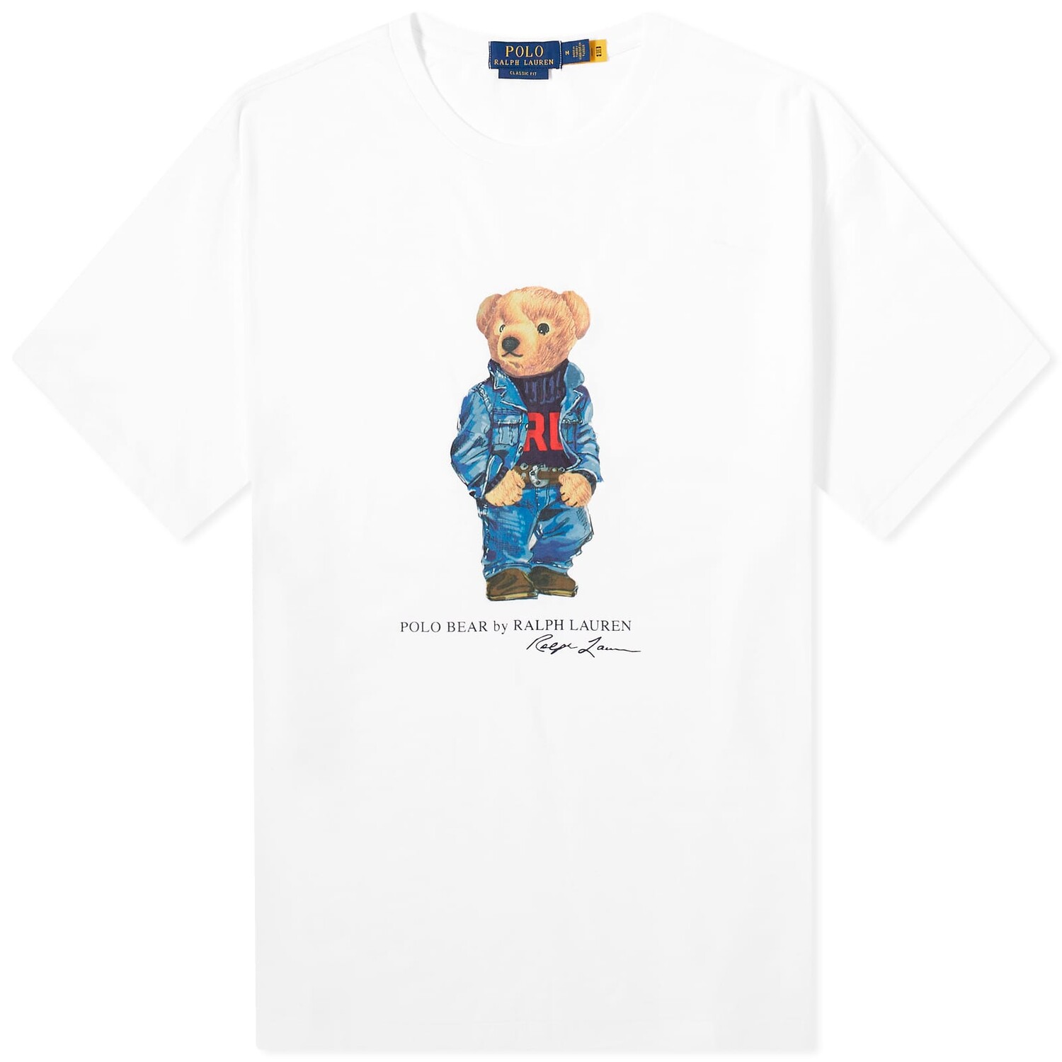 

Футболка Polo Ralph Lauren Denim Bear, белый