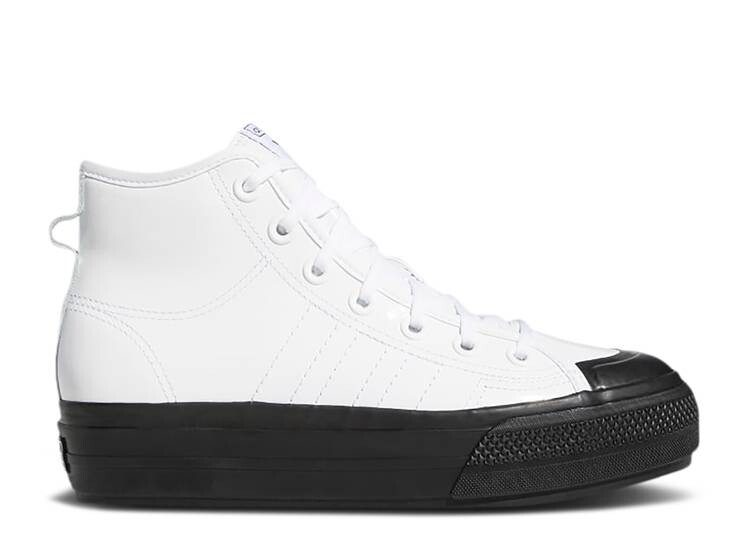

Кроссовки Adidas WMNS NIZZA RF PLATFORM MID 'WHITE BLACK', белый