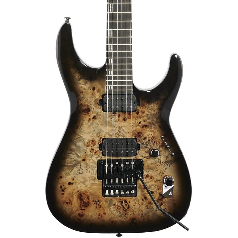 Электрогитара ESP LTD H-1001FR Electric Guitar, Black Natural Fade