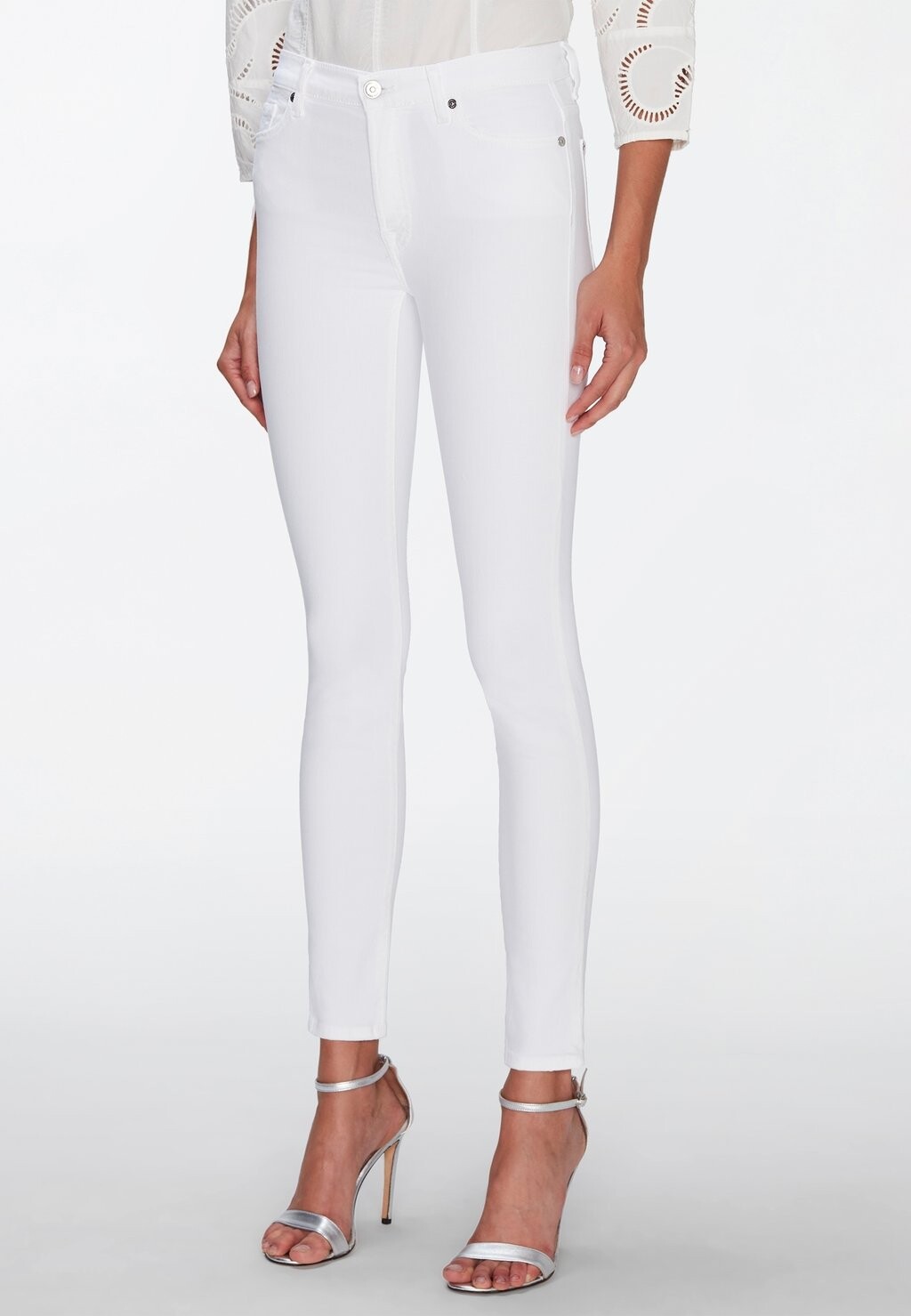 

Джинсы скинни 7 for all mankind, белый