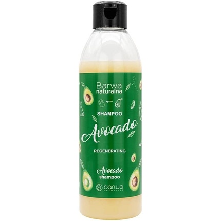 цена Натуральный регенерирующий шампунь с авокадо для сухих и поврежденных волос 300мл, Barwa