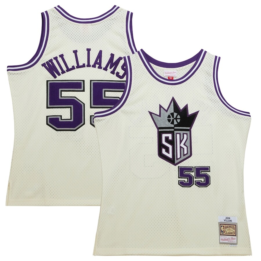 

Джерси Mitchell & Ness Sacramento Kings, кремовый