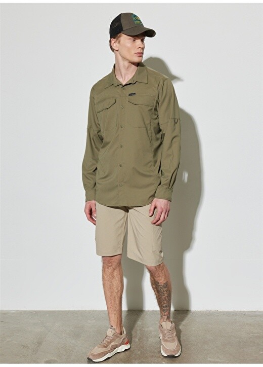 

Мужская рубашка Regular Fit цвета хаки Wrangler