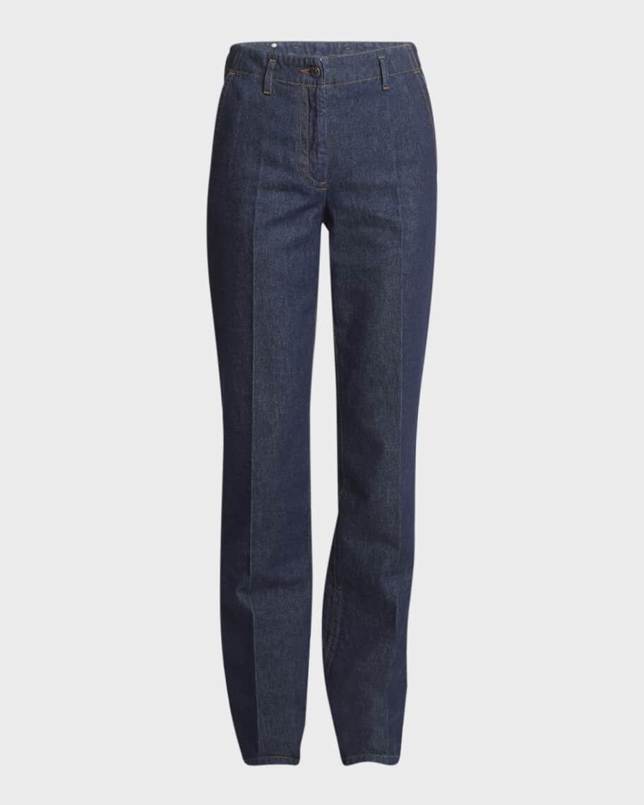 

Джинсовые брюки прямого кроя Parchia Bis Den Dries Van Noten