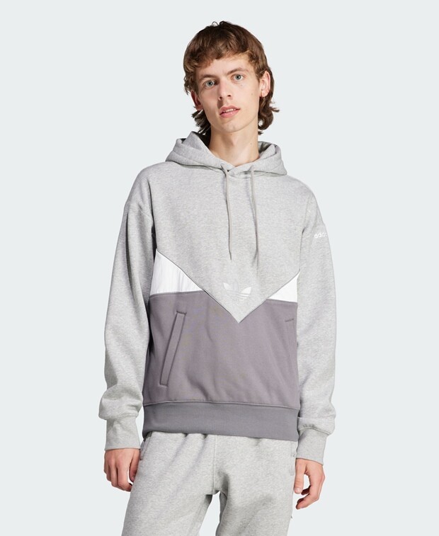 

Худи с капюшоном adidas Originals, серый