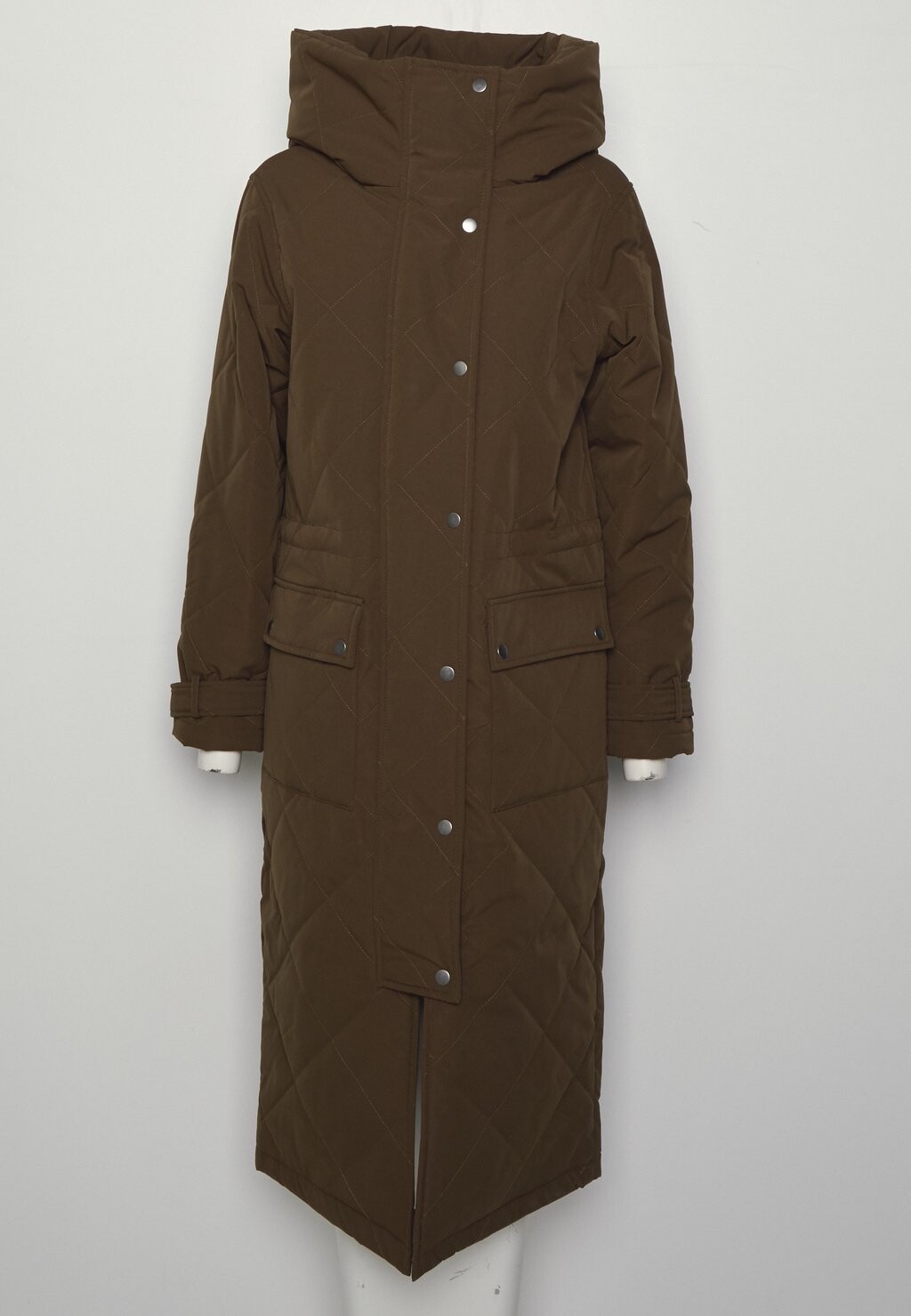 

Зимняя куртка Objkatie Long Coat Object, темно коричневый