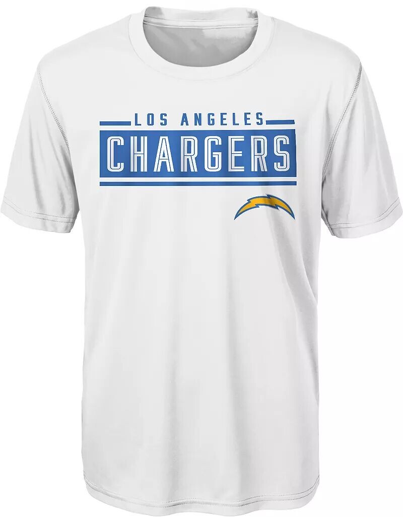 

Nfl Team Apparel Молодежная белая футболка Los Angeles Chargers Amped Up