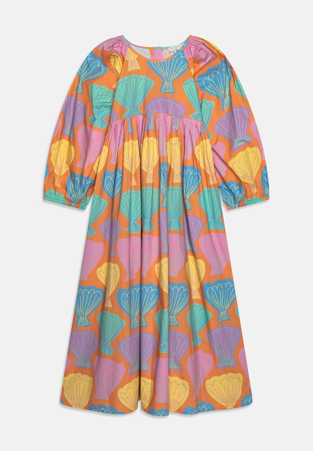 

Дневное платье DRESS GIRL PRINTED BIG SHELLS Stella McCartney Kids, цвет salmon