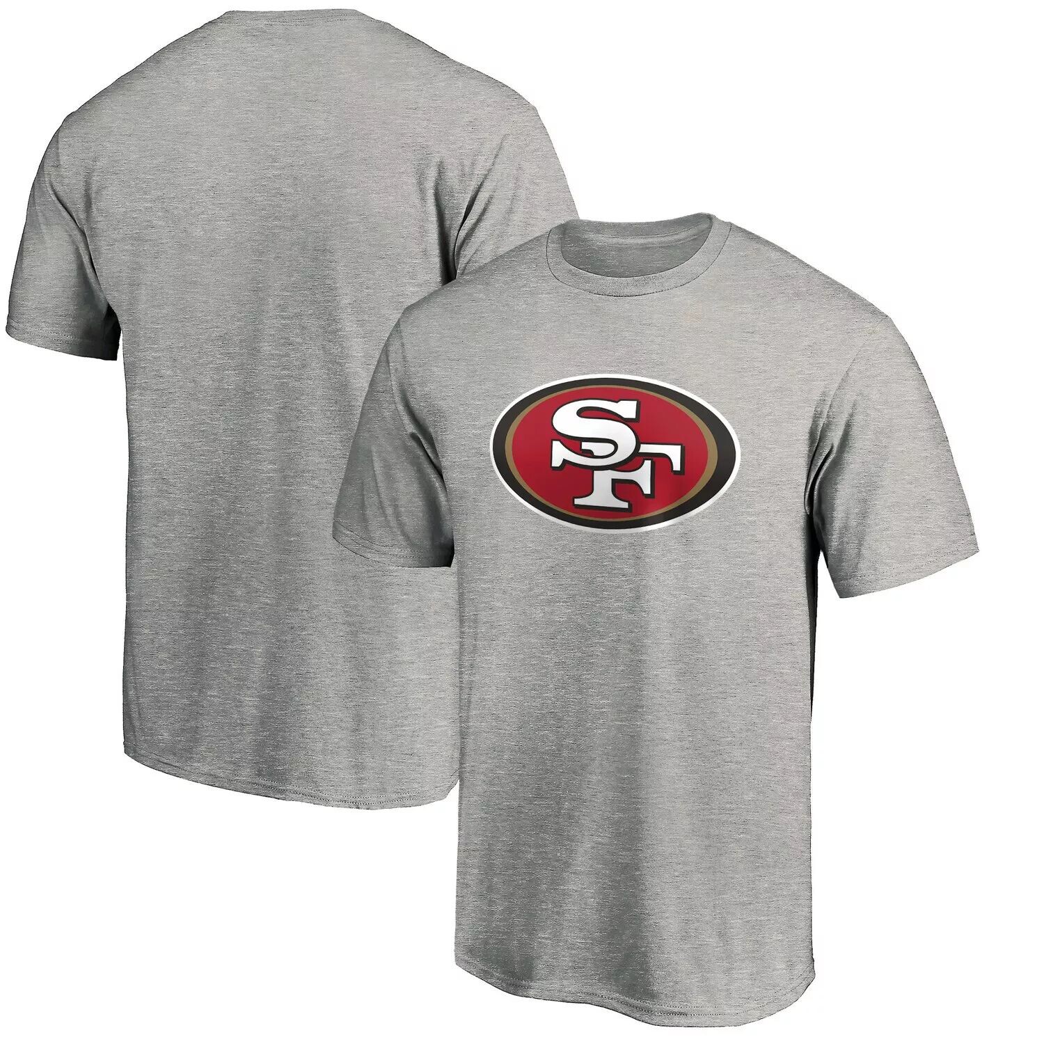 

Мужская серая футболка с логотипом San Francisco 49ers Primary Fanatics, Серый