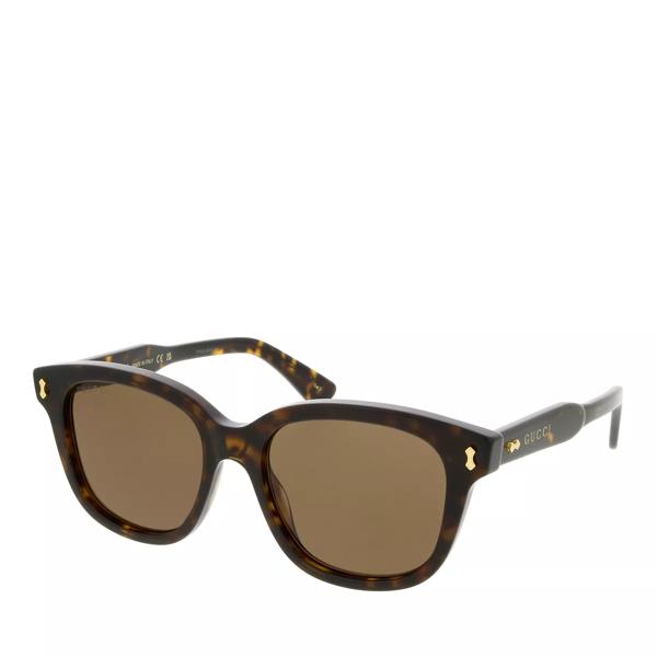 Солнцезащитные очки gg1264s havana-havana-brown Gucci, коричневый