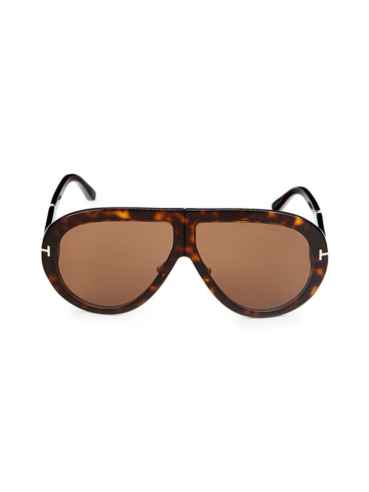 

Овальные солнцезащитные очки 61MM Tom Ford, цвет Havana