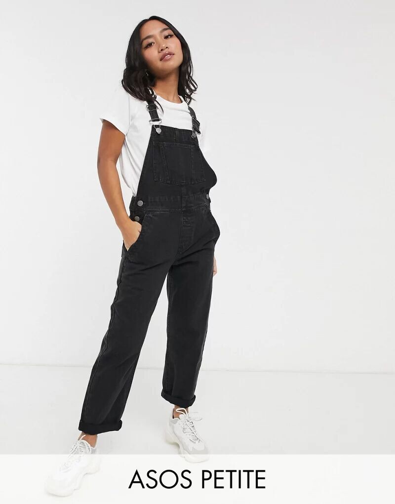 

Черные джинсовые комбинезоны ASOS DESIGN Petite original