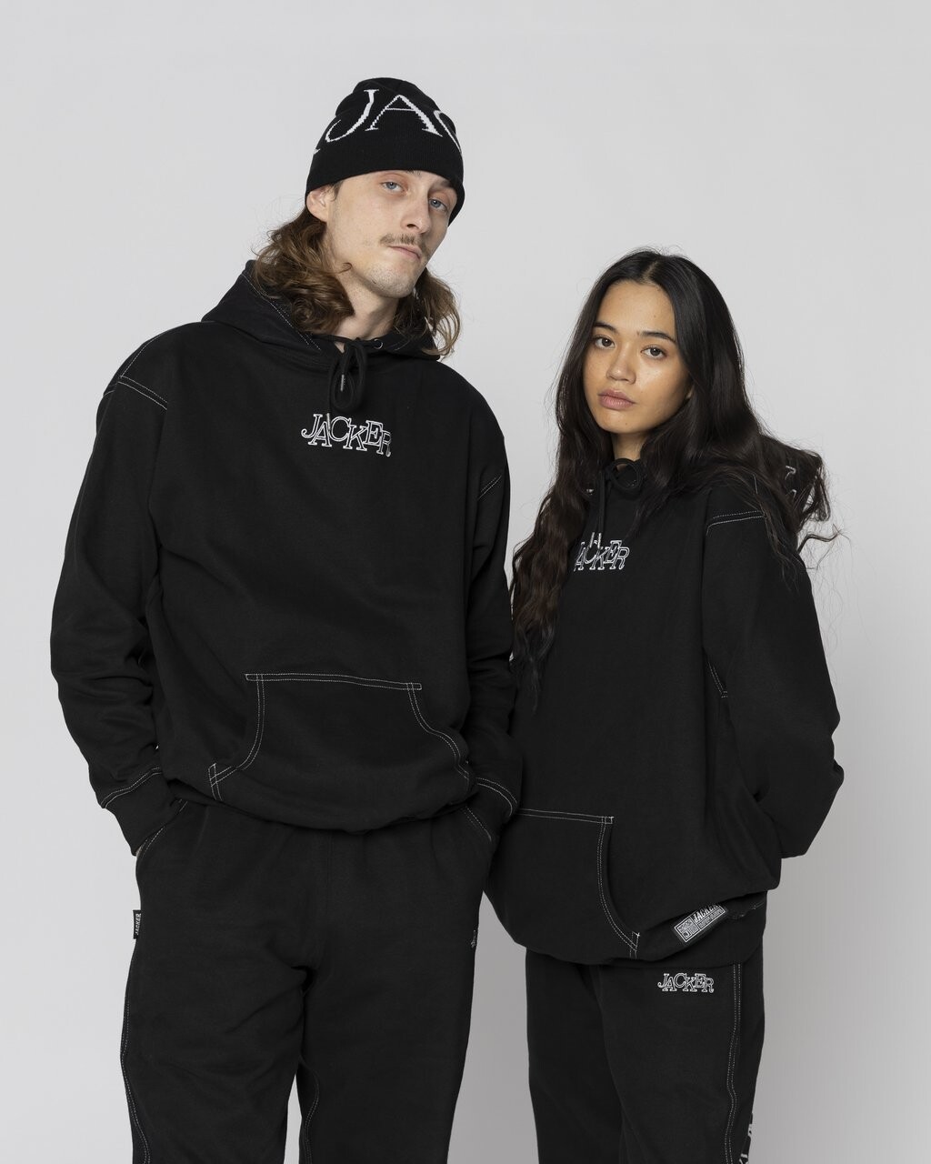 

Толстовка HOODIE SELECT CONTRAST HOOD UNISEX Jacker, черный
