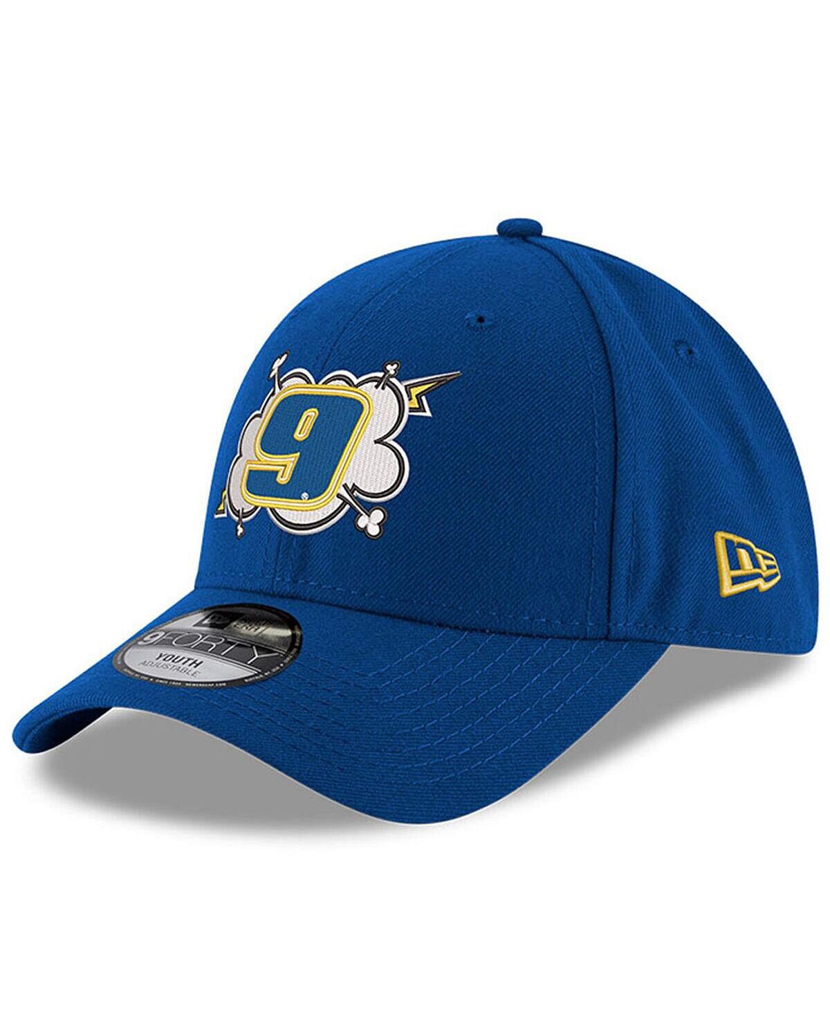 

Молодежная регулируемая шапка Royal Chase Elliott Super Hero 9FORTY для мальчиков и девочек New Era