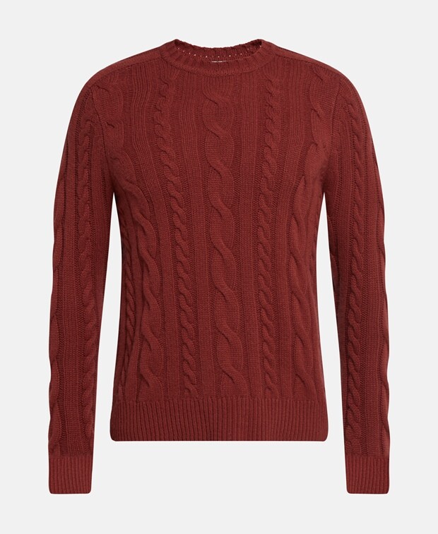 

Кашемировый пуловер FTC Cashmere, вишнево-красный