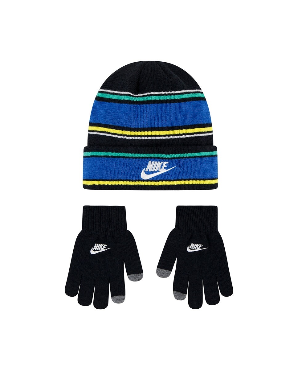 

Комплект шапка и перчатки Nike, черный