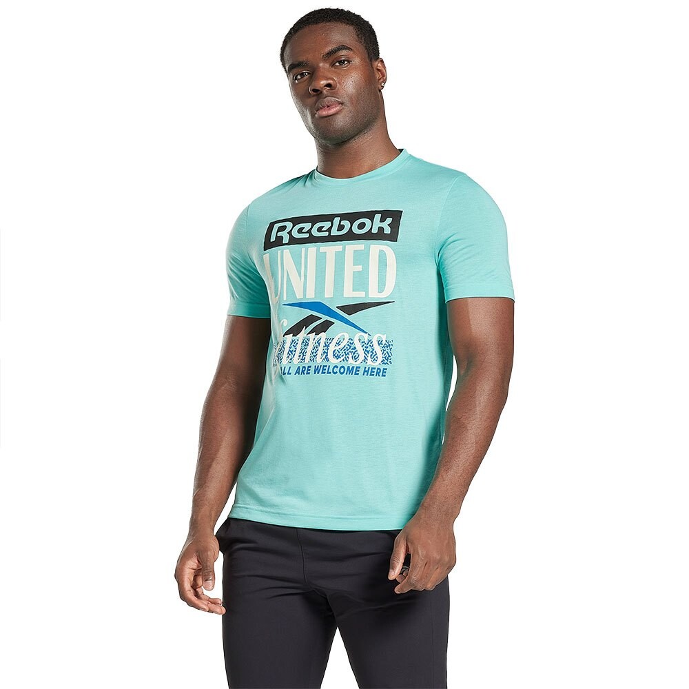 

Футболка Reebok Gs UBF Verbiage, зеленый