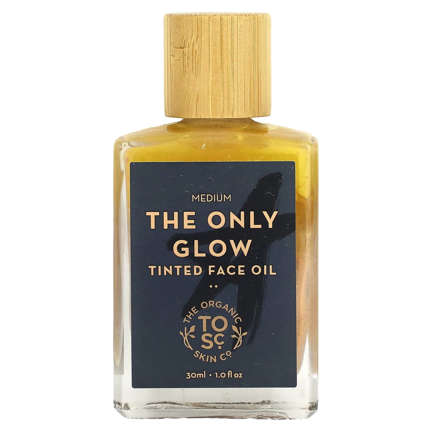 

The Only Glow, тонированное масло для лица, среднего размера, 30 мл (1 жидк. Унция), The Organic Skin Co.