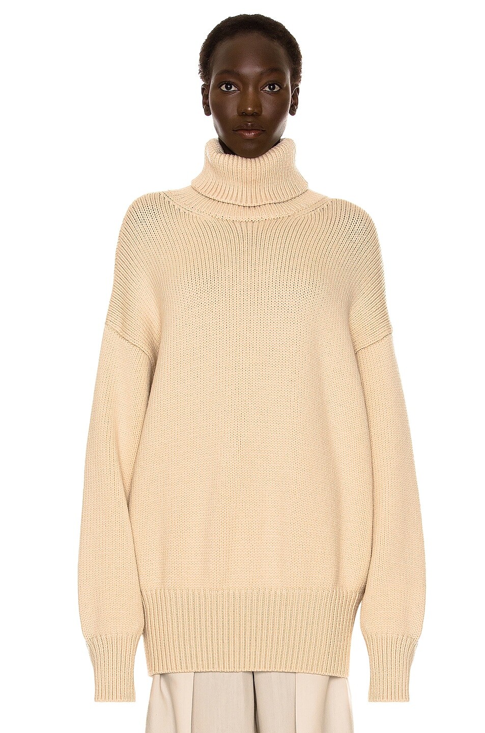 

Свитер The Row Ludo Top, цвет Light Beige