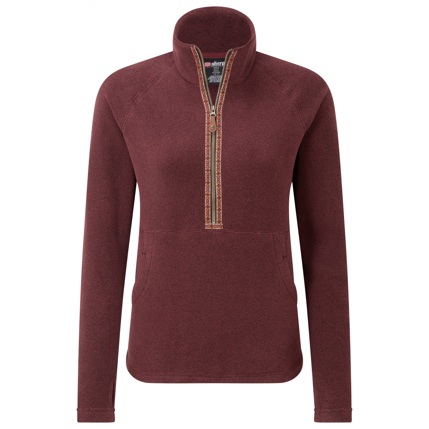 Флисовый свитер Sherpa Women's Rolpa 1/2 Zip Pullover, цвет Beet Red