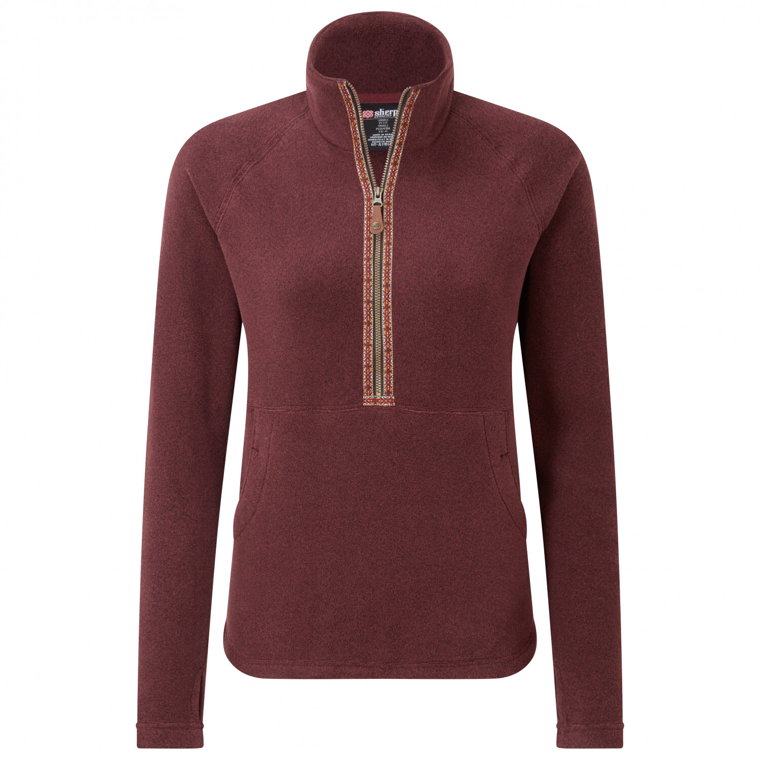 

Флисовый свитер Sherpa Women's Rolpa 1/2 Zip Pullover, цвет Beet Red