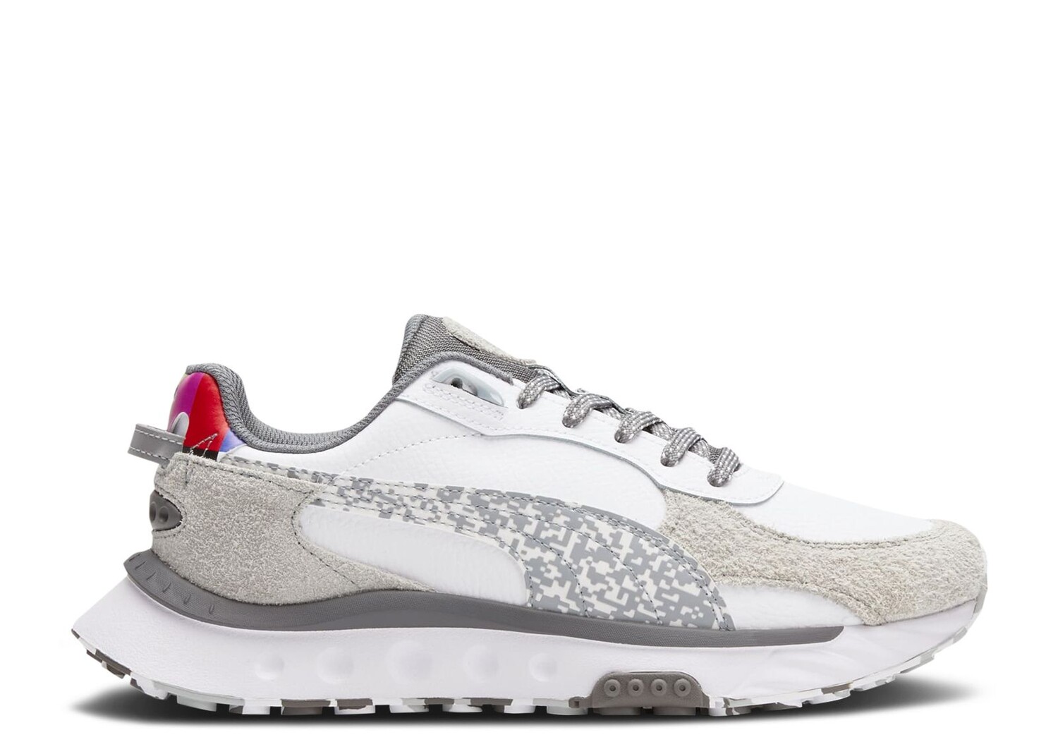 

Кроссовки Puma Wild Rider 'White Noise', белый