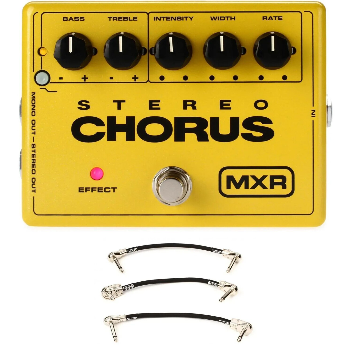 

MXR M134 Стерео педаль хоруса с 3 патч-кабелями