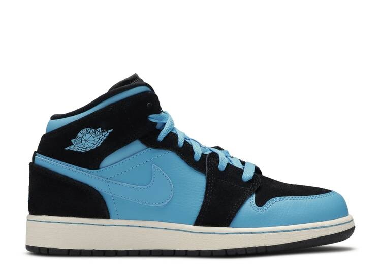 

Кроссовки AIR JORDAN 1 MID GS 'GAMMA BLUE', синий