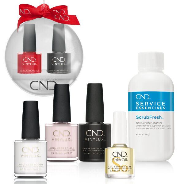 

Набор для французского маникюра «рождественский романтик» Cnd Vinylux, 1 комплект
