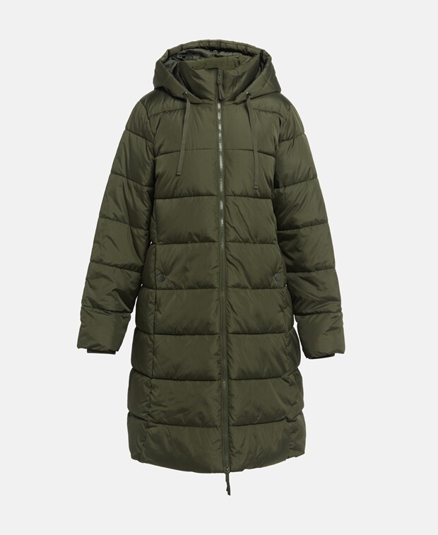 

Стеганое пальто Gap, мох