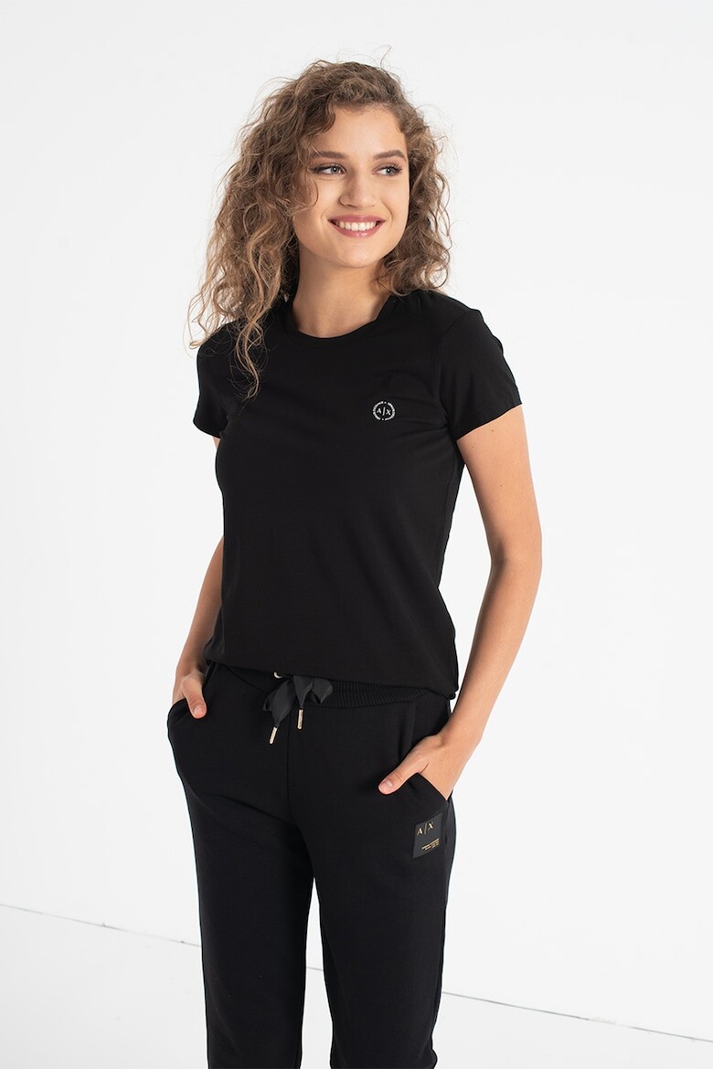 

Футболка с логотипом Armani Exchange, черный