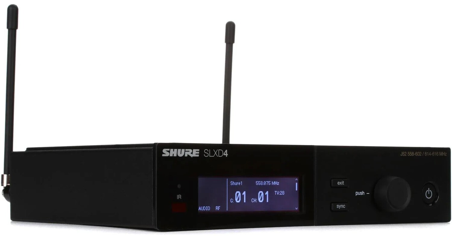 

Цифровой беспроводной приемник Shure SLXD4 — браслет J52