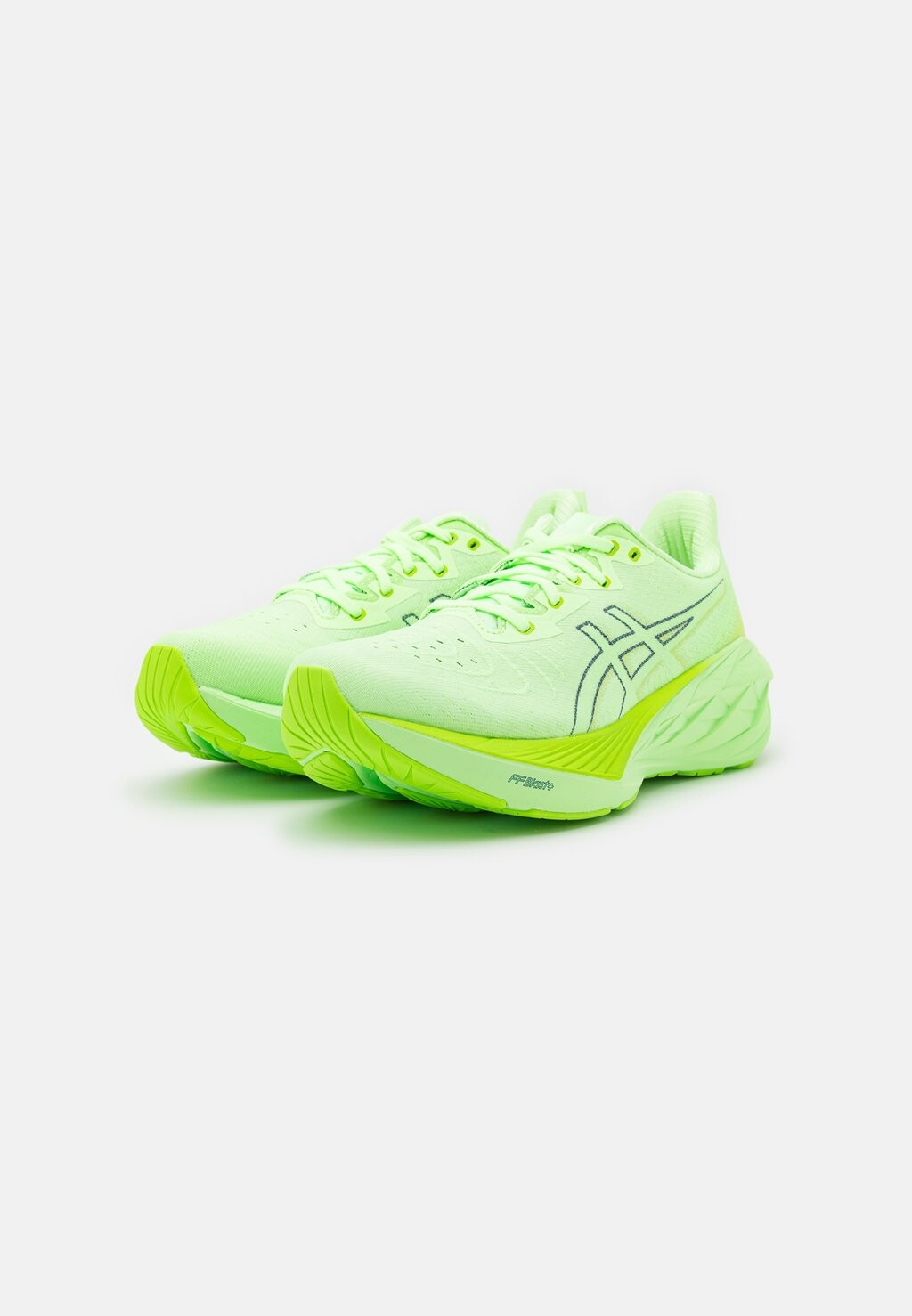 

нейтральные кроссовки Novablast 4 ASICS, цвет illuminate green/lime burst