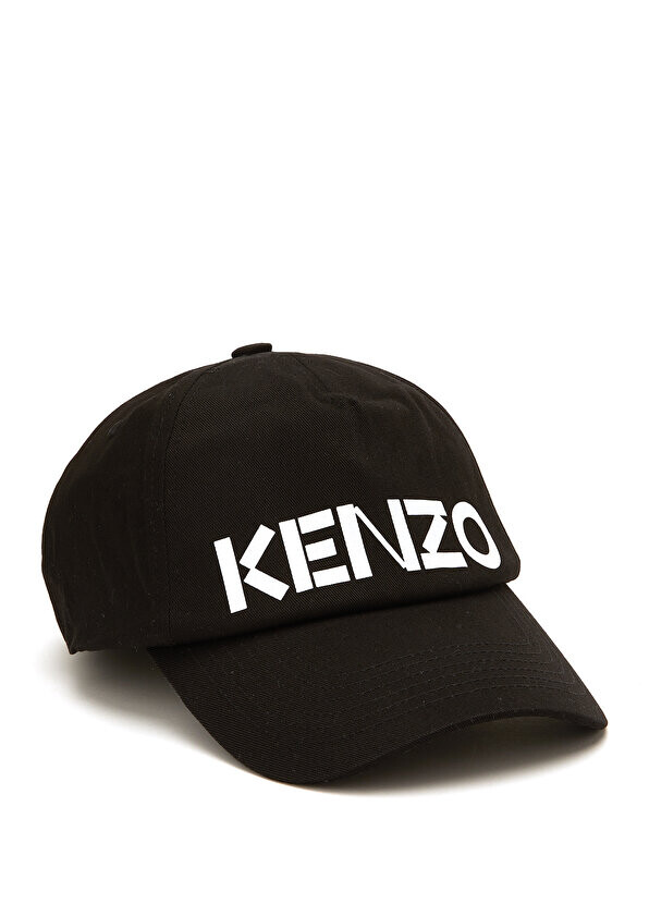 

Женская шляпа с черным логотипом Kenzo
