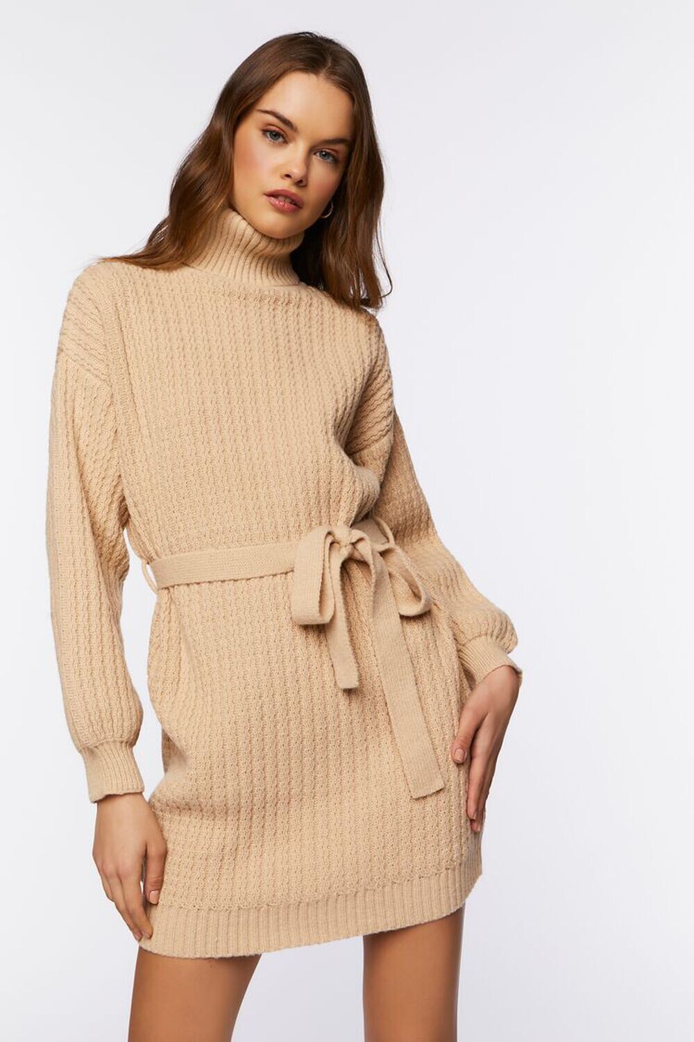 

Мини-платье-свитер с водолазкой Forever 21