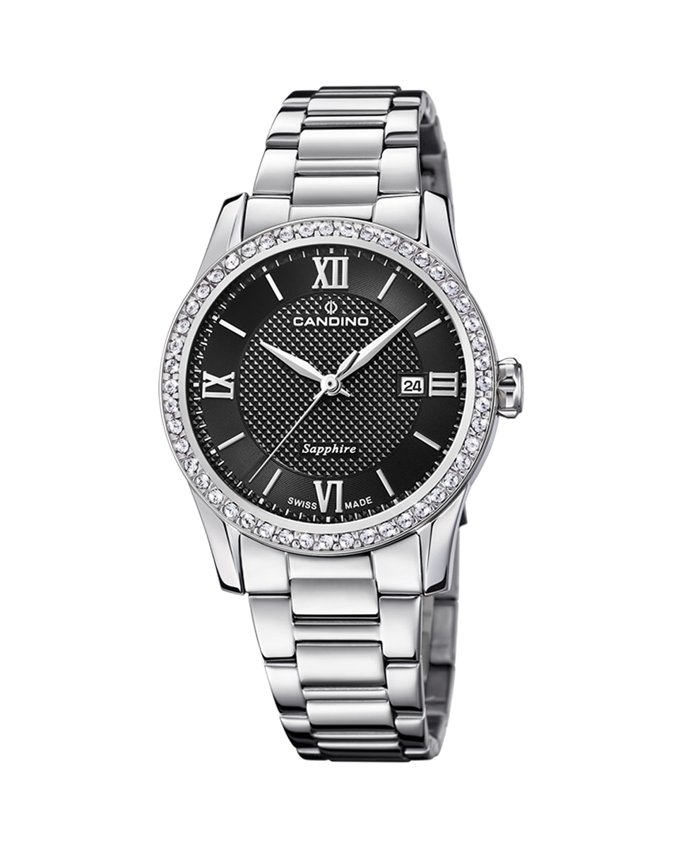 C4740/4 Новинка женские часы из серебряной стали Candino, серебро цена и фото