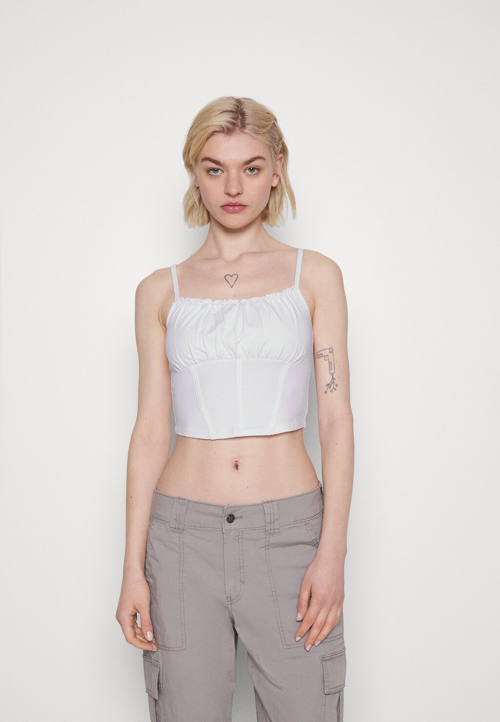 

Топ Hollister Co., белый