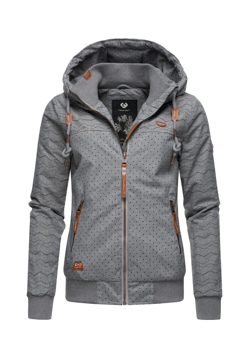 

Зимняя куртка Nuggie Zig Zag Intl Ragweartm, цвет Grey22