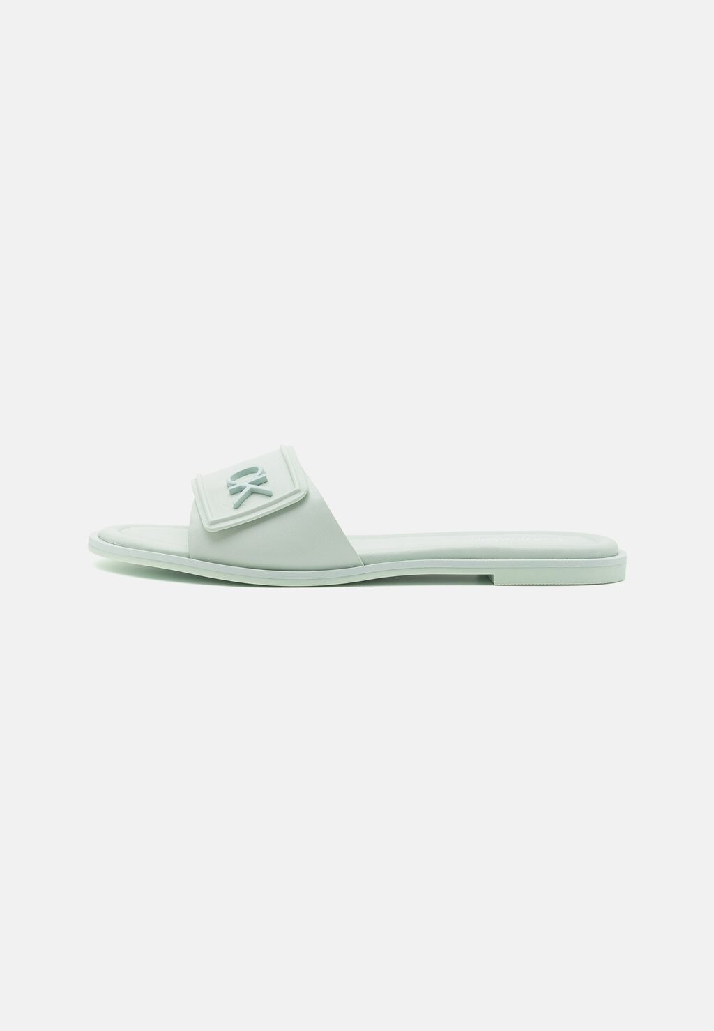 Туфли без каблуков FLAT SLIDE Calvin Klein, цвет milky green