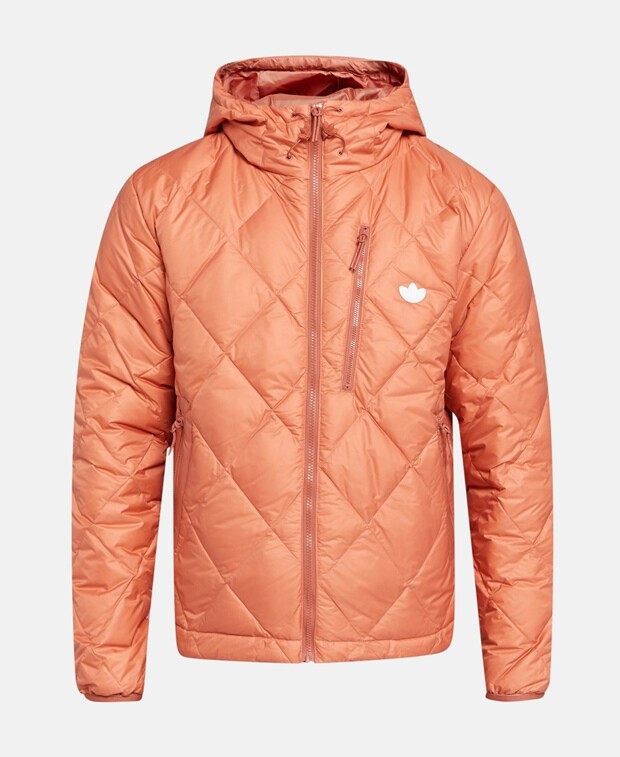 

Мягкий пуховик adidas Originals, терракота