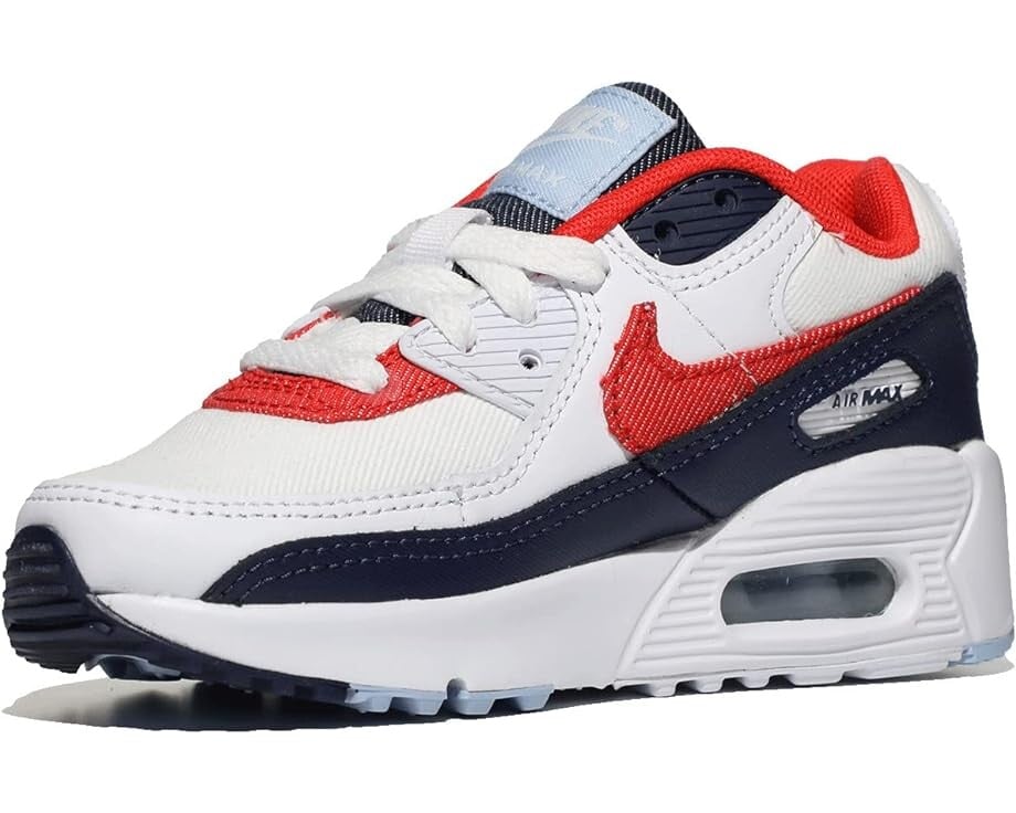 

Кроссовки Nike Air Max 90, цвет White/Chile Red/Midnight Navy