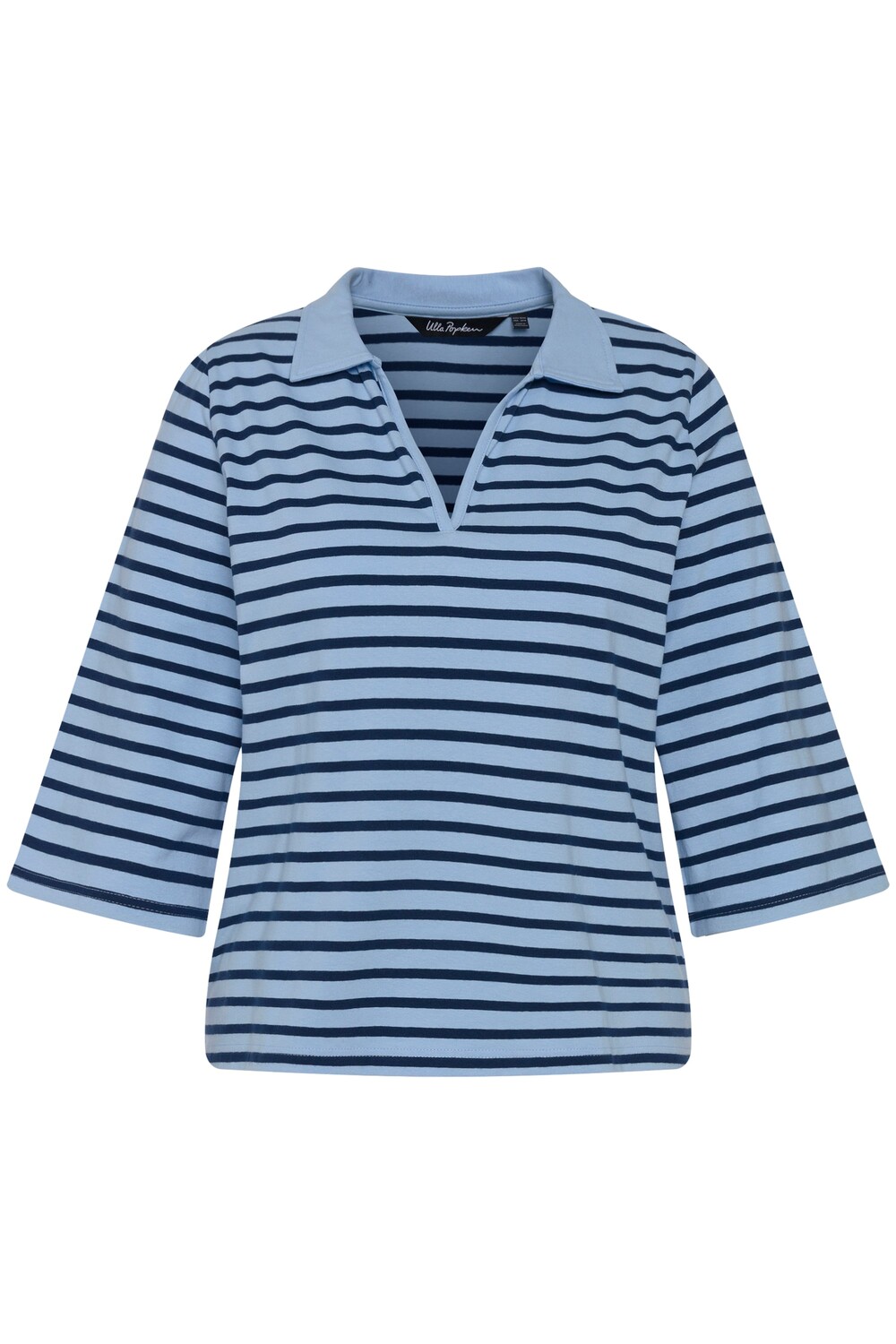 

Футболка Ulla Popken Polo, светло-синий