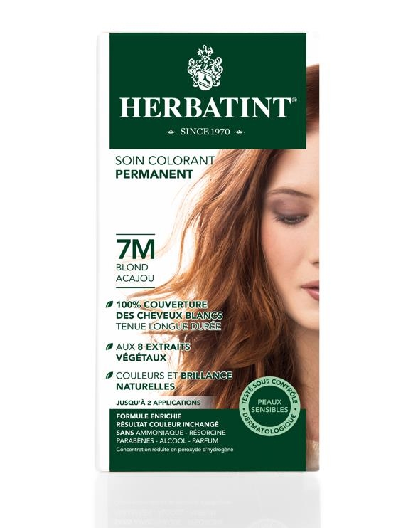 цена Стойкая краска для волос Herbatint Herbal 7M Blond Acajou