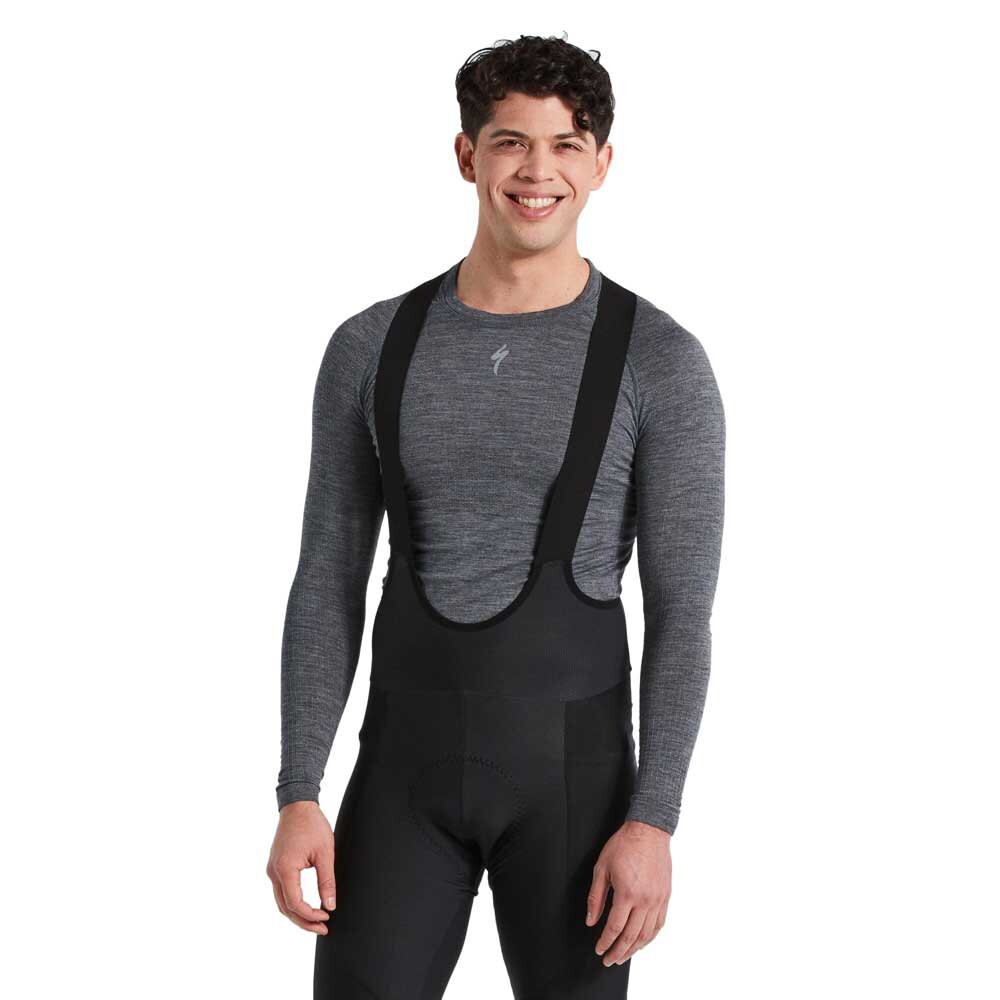 

Базовый слой с длинным рукавом Specialized Merino Seamless, серый