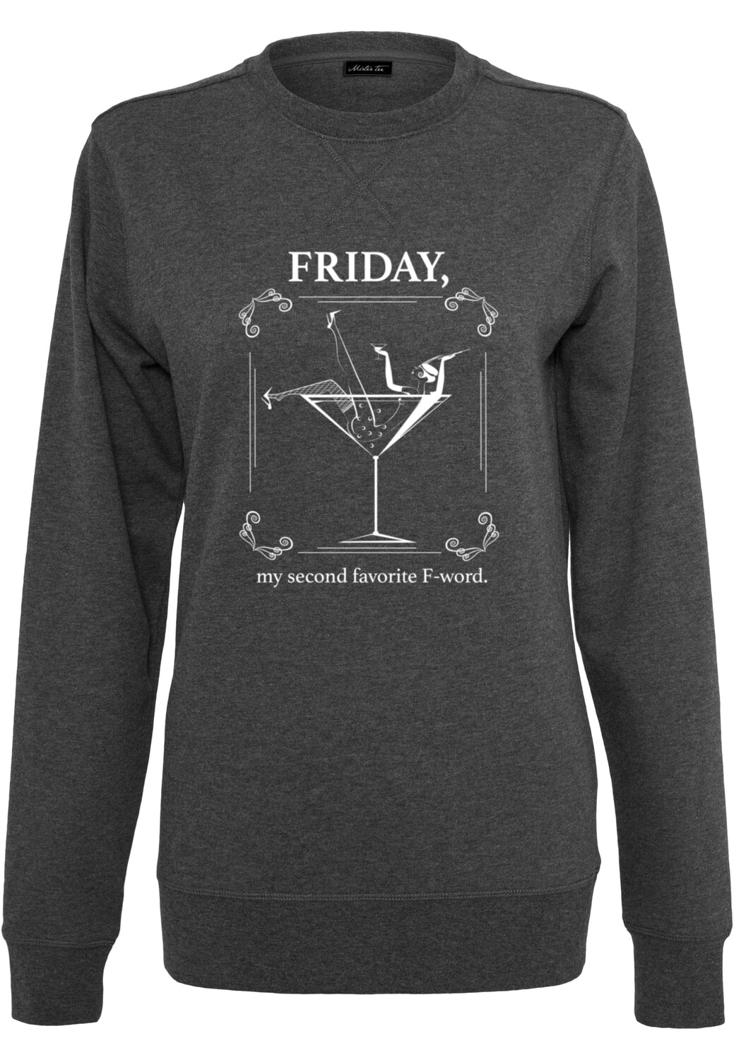 

Толстовка Mister Tee Sweater, цвет charcoal